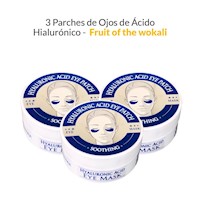 3 Mascarillas Para Ojeras Acido Hyaluronico- Fruit Of The Wokali